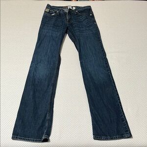 30x38 Cinch Men's Ian Stretch Mid Rise Slim Fit Boot Cut Jeans